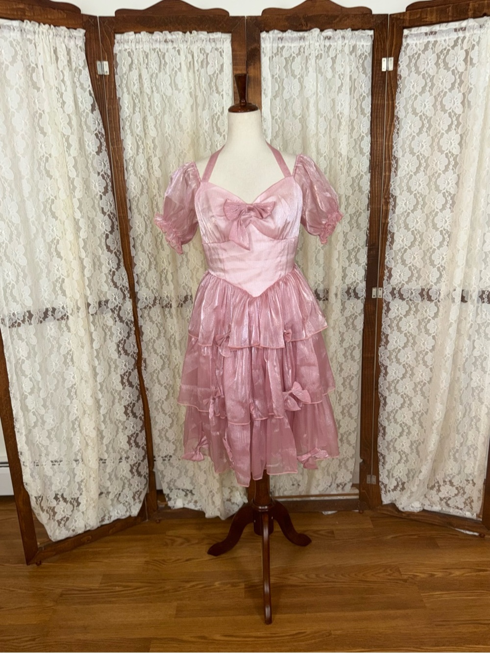 Darling Lolita Ruffle Dress - Picture 4 of 9